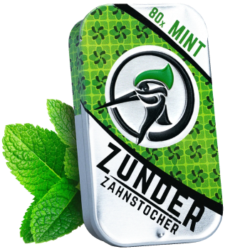 ZUNDER Zahnstocher - Mint Box 80 Stk.